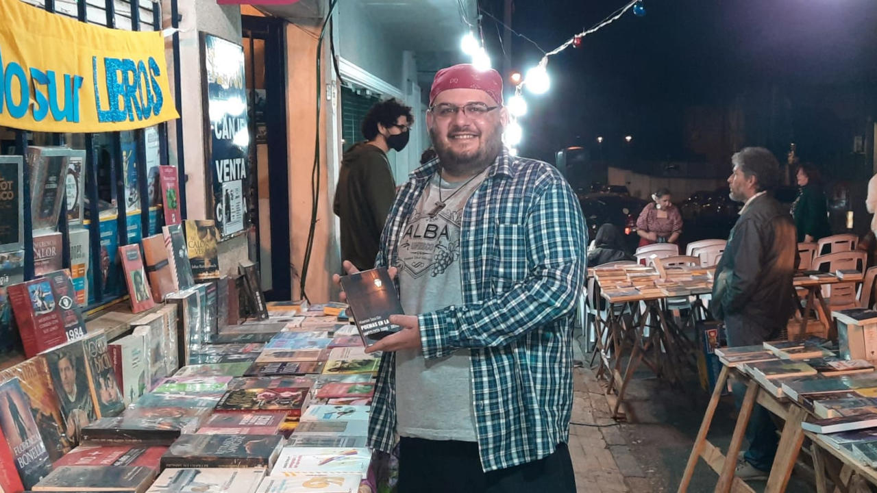 Gráfica editorial para el registro de la 5.ª Noche de las Librerías en Biblosur